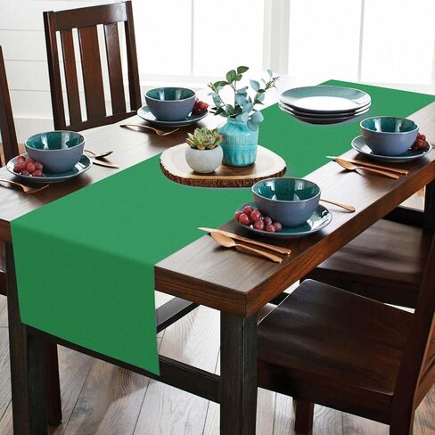 12 حزمة مفرش طاولة أسود بطول 6 أقدام، مفرش طاولة من البوليستر مقاس 12 × 72 بوصة، مفرش طاولة من البوليستر قابل للغسل وإعادة الاستخدام لتزيين طاولات حفلات الزفاف وأعياد الميلاد والولائم in Kuwait