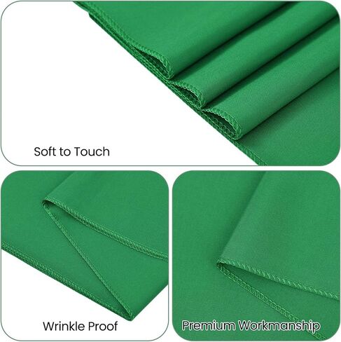 12 حزمة مفرش طاولة أسود بطول 6 أقدام، مفرش طاولة من البوليستر مقاس 12 × 72 بوصة، مفرش طاولة من البوليستر قابل للغسل وإعادة الاستخدام لتزيين طاولات حفلات الزفاف وأعياد الميلاد والولائم in Kuwait