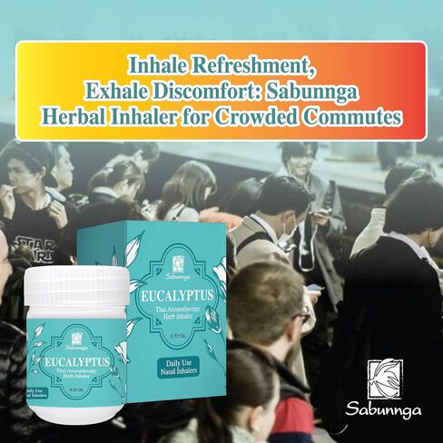 Thai Herbal Nasal Inhaler, Menthol Nose for Congestion, Ideal Aromatherapy for Working Women, Refreshing Yadom, Portable and Convenient in Saudi Arabia