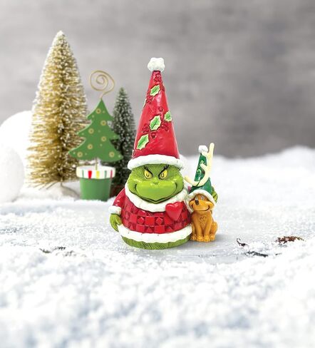 Enesco Jim Shore Dr. Seuss The Grinch and Max Gnome Figurine, 6.5 Inch, Multicolor in Saudi Arabia