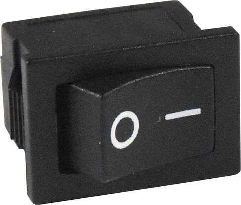 HQRP On Off Rocker Switch 10A 125V for Refrigerator, Wet Dry Vac, Popcorn Machine, Air Compressor, Grinder, UL Listed in Saudi Arabia