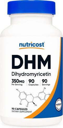 Nutricost Dihydromyricetin (DHM) Capsules (350mg, 90 Capsules) - Vegan, Non-GMO, 90 Servings in Saudi Arabia