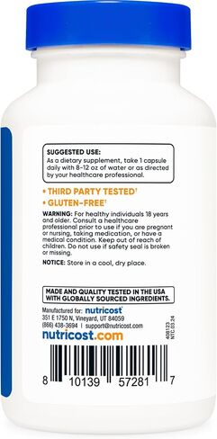 Nutricost Dihydromyricetin (DHM) Capsules (350mg, 90 Capsules) - Vegan, Non-GMO, 90 Servings in Saudi Arabia