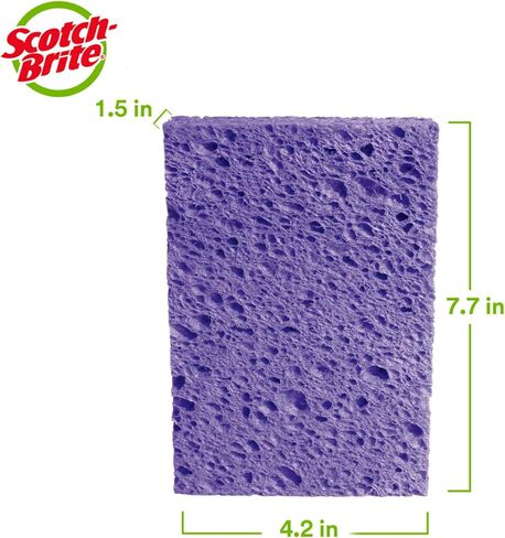 Scotch-Brite ocelo Sponge , Assorted Colors, Large pack of 12 in Saudi Arabia