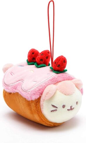 Anirollz Stuffed Animal Plush Toy – 3" & 6" Official Roll Blanket Outfitz Doll | Soft, Squishy, Warm, Cute, Comfort, Safe | Birthday Decorations Gift Blueberry Pancake Pillow with Owl Owlyroll in Saudi Arabia