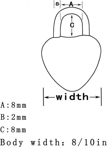 10 قطع قفل صغير على شكل حب قديم، مجموعة من 10 أقفال معدنية صغيرة عتيقة على شكل قلب، أقفال لطيفة مع مفاتيح للديكور in Kuwait