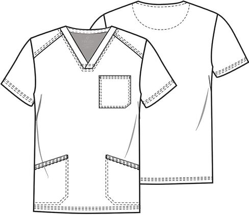Infinity Cherokee Men Scrubs Top V-Neck CK920 in Saudi Arabia