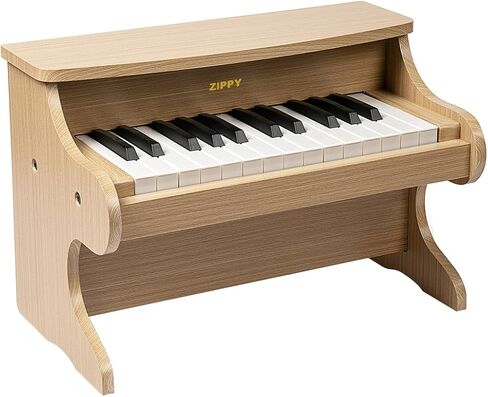ZIPPY Kids Piano Keyboard, 25 Keys Digital Piano for Kids, Mini Music Educational Instrument Toy, Wood Piano for Toddlers Girls Boys in Kuwait