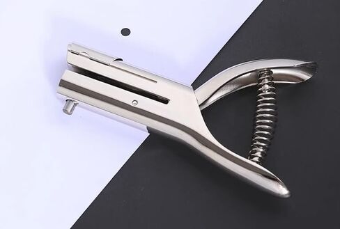 3/8 inch (10mm) Heavy Duty Hole Punch 2 Inch Reach Deep Throat Hand Held Paper Hole Punch Single One Hole Puncher for Craft Paper Plastic Cardboard Business Card Photos in Saudi Arabia