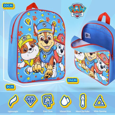 Paw Patrol Backpack for Boys and Girls - Kids and Toddler Backpack for Nursery, Preschool, Travel Rucksack Gifts for Kids in Saudi Arabia