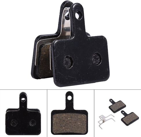1 Pair Bike Brake Pads, Resin Bicycle Disc Brake Pads Disc Brake MTB Ebike Bicycle Brake Pads Fit for C501, M575, M525, M495, M486, M485, M475, M465, M447, M446, M445, M416,M416A, M415 in Saudi Arabia