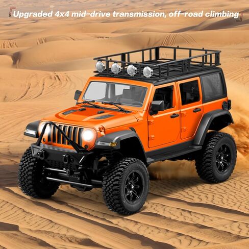 LEOSO MN128 RC Car 1/12 RC Crawler RC Jeep Rock Crawler RC Truck 4x4 RC Land Rover390 Strong Motor Crawler RC Car 4WD Off Road Car with 3pcs Upgraded 1500mah Battery in Kuwait