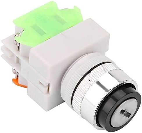 Key Operated Switch 2 Position Security Key Lock Switch LAY37-11Y/21 220V 5A Rotary Selector with 2 Keys in Saudi Arabia