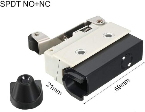 Uxcell AZ-7141 SPDT 1NO + 1NC لوحة جبل المكبس الدوار نوع التبديل الحد الصغير in Saudi Arabia