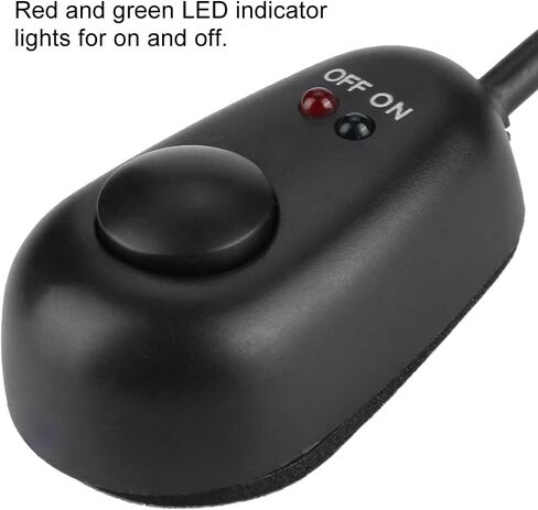KIMISS 1 قطعة مفتاح زر الضغط، 12 فولت زر ضغط على مفتاح إيقاف مع أضواء مؤشر LED أحمر/أخضر لحظة شكل قطرة الماء in Saudi Arabia