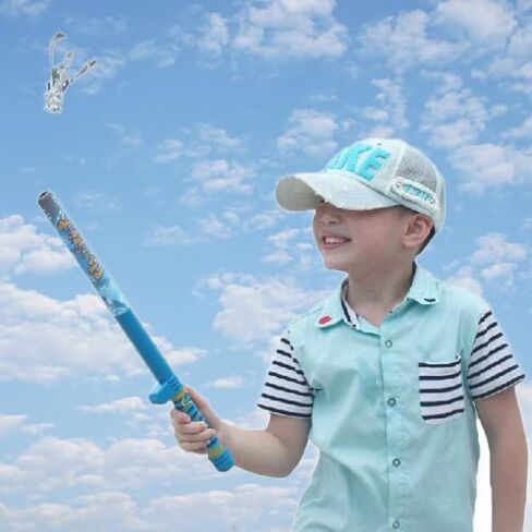 Unitech Toys Fun Fly Stick Magic Blue Levitation Wand Science Toys Electric Static Wand 10 Flying Shapes in Saudi Arabia