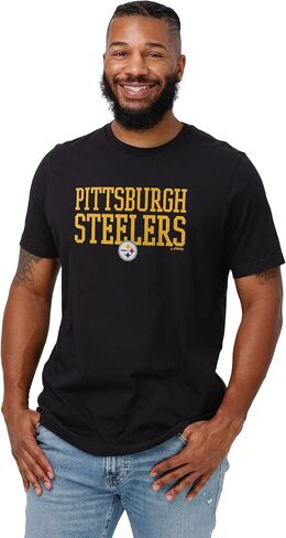 FOCO Men's NFL Team Bold Wordmark Short Sleeve T-Shirt in Saudi Arabia