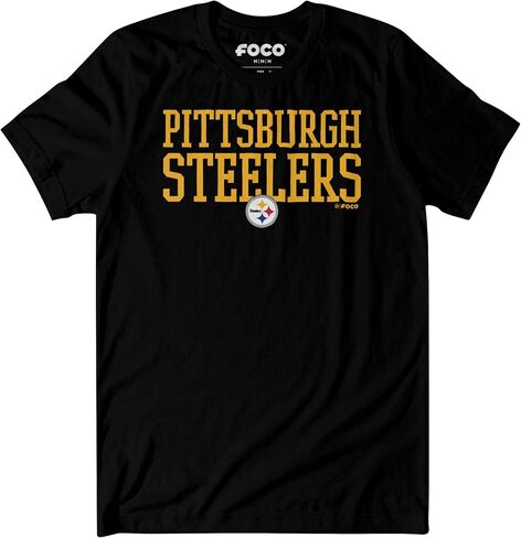 FOCO Men's NFL Team Bold Wordmark Short Sleeve T-Shirt in Saudi Arabia