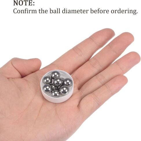 20pcs Precision Balls - [8mm] Chrome Steel for Bearings Valves Use, Solid in Saudi Arabia