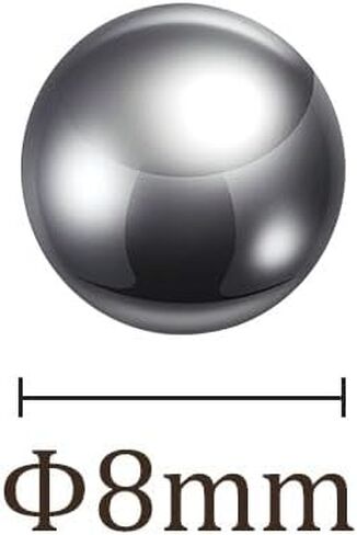 20pcs Precision Balls - [8mm] Chrome Steel for Bearings Valves Use, Solid in Saudi Arabia
