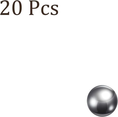 20pcs Precision Balls - [8mm] Chrome Steel for Bearings Valves Use, Solid in Saudi Arabia