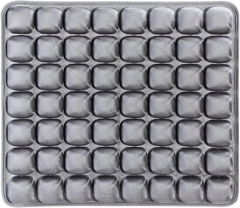 JFT Seat Cushion Air Inflatable Chair Pad for Wheelchair, Office Chair, Cars, Home Living, Pressure Relief Pillow, Adjustable Volume & Softness Non-Slip Hip Protector (Grey) in Saudi Arabia