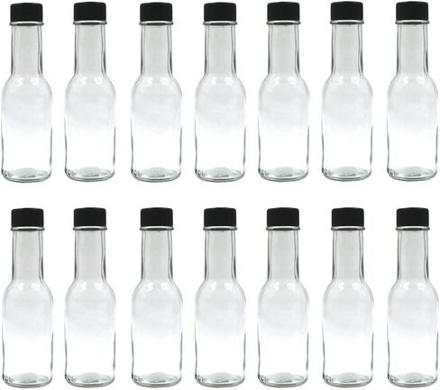 100ml 3oz Woozy Bottle with Black Lids and Reducers, Pack of 14 in Saudi Arabia