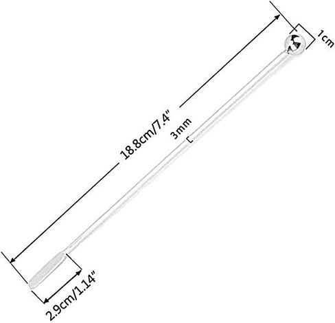 تحريك مشروبات القهوة - عصا دوارة لشرب الكوكتيل من الفولاذ المقاوم للصدأ مع مجاذيف صغيرة مستطيلة (5 عبوات) in Kuwait