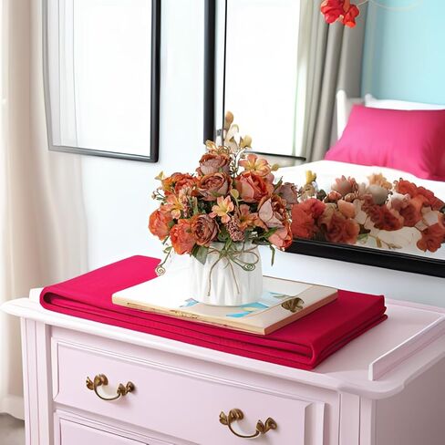 Hbluefat Faux Flowers with Vase,Artificial Silk Flowers in Ceramic Vase,Small Fake Flower Arrangement for Home Office Kitchen Bathroom Coffee Dining Table Centerpiece Decor (Orange,Pomegranate) in Saudi Arabia