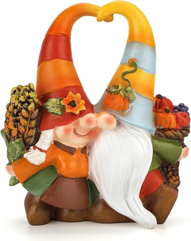 Fall Gnomes Thanksgiving Decorations, Handmade Gnomes Figurine Thanksgiving Decor Fall Gnomes Thanksgiving Gift for Home Table Ornaments Indoor in Saudi Arabia
