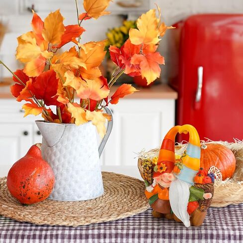 Fall Gnomes Thanksgiving Decorations, Handmade Gnomes Figurine Thanksgiving Decor Fall Gnomes Thanksgiving Gift for Home Table Ornaments Indoor in Saudi Arabia