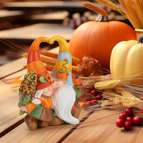 Fall Gnomes Thanksgiving Decorations, Handmade Gnomes Figurine Thanksgiving Decor Fall Gnomes Thanksgiving Gift for Home Table Ornaments Indoor in Saudi Arabia