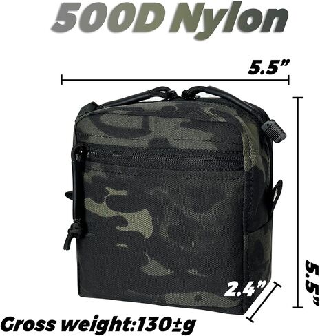 Tactical Molle GP Pouch Double YKK Zipper Smart Accessory in Saudi Arabia