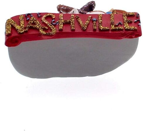 Kurt Adler A2018 Nashville Hanging Ornament, 2-inch High, Resin in Saudi Arabia