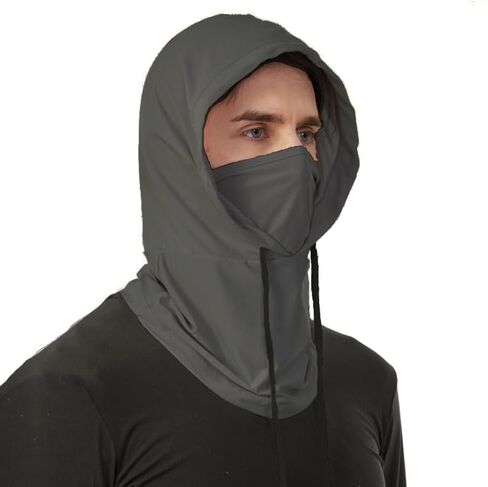 UV Protective Cooling Balaclava Hood - Breathable Full Head Mask Face Cover for Men & Women Outdoor Activities in Kuwait