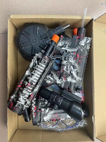 Gel Ball Blaster Automatic with 20,000 Rounds, Electric Gel Splat Toy with Drum& Mag and Goggles in Saudi Arabia