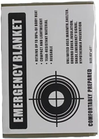 Emergency Blankets for Survival Blanket, Safe Emergency Mylar Thermal Blankets, Space Blanket Thermal Blanket Emergency Perfect for Outdoors, Hiking, Survival, Marathons or First Aid in Saudi Arabia
