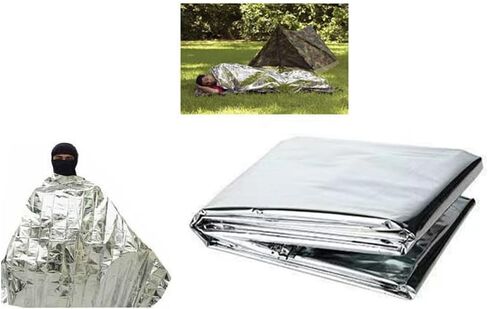 Emergency Blankets for Survival Blanket, Safe Emergency Mylar Thermal Blankets, Space Blanket Thermal Blanket Emergency Perfect for Outdoors, Hiking, Survival, Marathons or First Aid in Saudi Arabia
