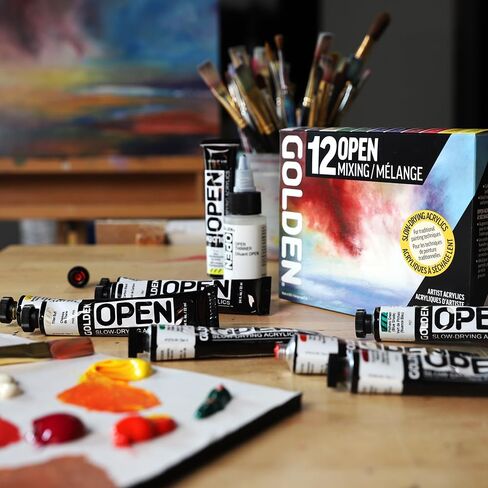 Golden Artist Colors, OPEN Slow-Drying Acrylics, 8-color Landscape Set in Kuwait