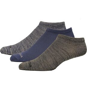 Columbia Women's Super Soft Polytam Basic No Show Socks 3 Pair, Eve Multi, One Size, 9-11