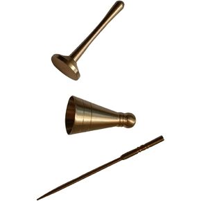 3PCs/Set Backflow Incense Cone Making Tool, Cone Incense Mold, Incense Press, Brass Needle - DIY Backflow Incense Cone Making Kit, Backflow Incense Cone Mold/Mould, DIY Tower Incense