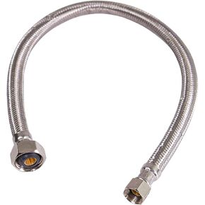 27108-NL خط إمداد صنبور مجدول من الفولاذ المقاوم للصدأ مع تركيب ضغط 1/2 بوصة IPS و3/8 بوصة، 8 بوصة in Kuwait