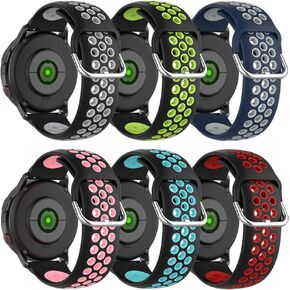 Breathable Band for Amazfit GTS 4/ GTS 4 Mini/ GTS 3/ GTS 2/ GTS 2e/ GTS 2 Mini/ GTS/ GTR Mini/ GTR 42mm/ Active, Soft Silicone Band Replacement for Amazfit Bip 3/ Bip 3 Pro/ Bip U Pro/ Bip S lite/ Bip/ Bip Lite/ Bip S/ Bip U