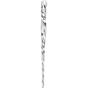 Kurt Adler 12-Piece Glass Icicle Ornament Box Set, 3.5-Inch