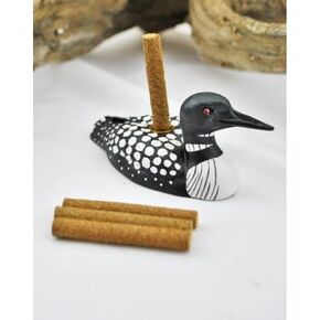 Paine's Loon Incense Burner Comes with 12 Balsam fir Incense Sticks