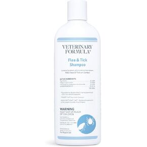 Veterinary Formula Flea and Tick Shampoo for Dogs and Cats, 16 oz