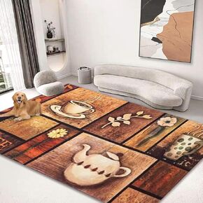 Large Area Rug 5'x6' Carpet for Bedroom Living Room Kids Room Home Decor Entryway Indoor Rugs Mat Non Slip Sunflower Black Background