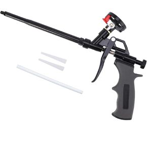 Spray Foam Gun Expanding Foam Gun Less Cleaner, Updated Teflon Pro Foam Dispensing Gun, Insulating Foam Sealant Sprayer, Pu Foaming Applicator for Caulking and Insulation