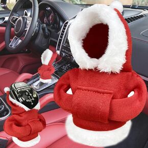 Car Accessories Gear Shift Decorations - Cute Valentines Day Gifts for Him Her, Birthday Gifts Idea for Men Women Mini Hoodie for Shifter Knob Cover for Automatic Manual, Gadgets for Boyfriend Husband
