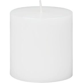 Pillar Candles, 3 by 3-Inch, White Citronella